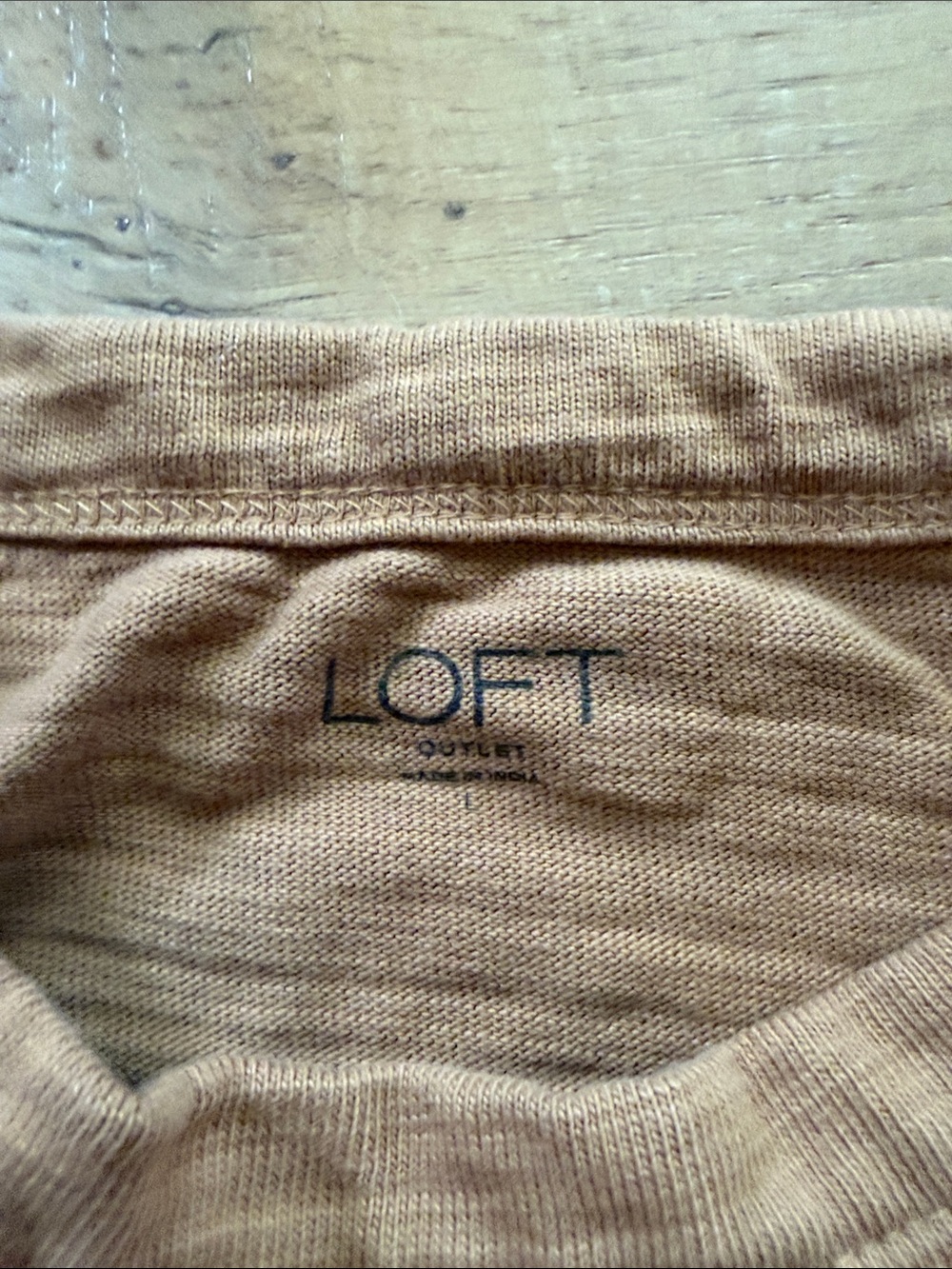 LOFT Outlet Women’s Tank Tops 100% Cotton in Sage Green and Camel - Set of 2 - Picture 2 of 6